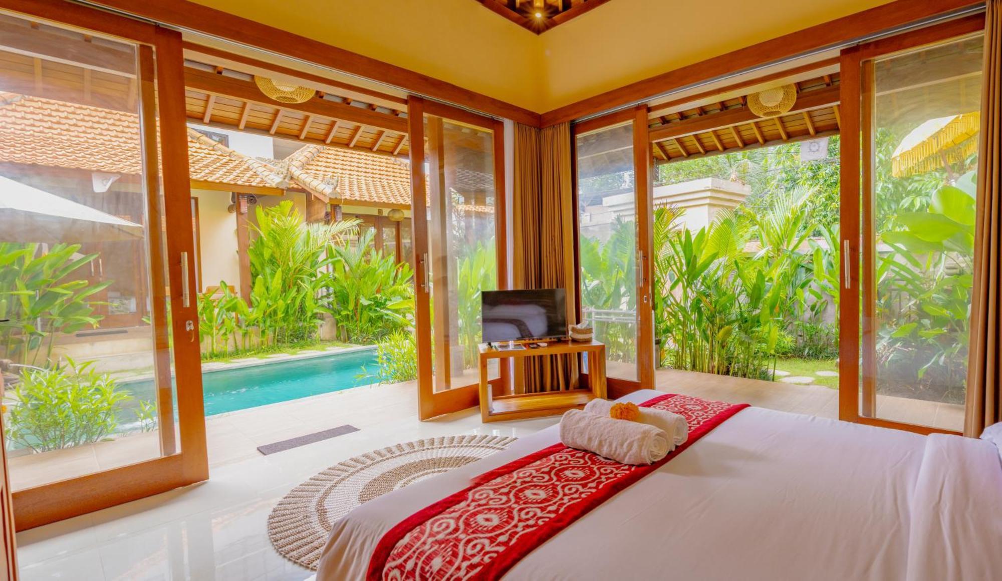 Cempaka Kembar Guest House ウブド エクステリア 写真